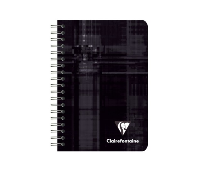 Caiet A7+ (9 x 14 cm) cu spira, 90 file, Clairefontaine Caiet A7+ (9 x 14 cm) cu spira, 90 file, Clairefontaine