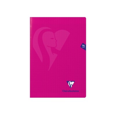 Caiet A4, capsat, 48 file, coperta PP, liniatura franceza, Clairefontaine