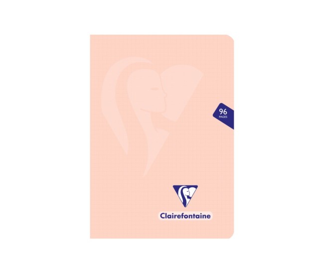 Caiet capsat A5, 48 file, Clairefontaine Mimesys, Pastel