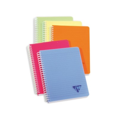 Caiet A5 spirala 90 file Clairefontaine Lincolor