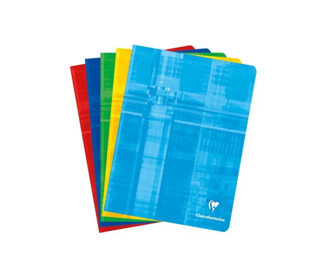 Caiet 17 x 22 cm capsat 24 file, Metric, Clairefontaine Caiet 17 x 22 cm capsat 24 file, Metric, Clairefontaine