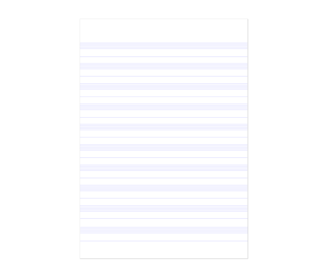Caiet muzica A4 capsat, 24 file, 10 portative, Metric, Clairefontaine Caiet muzica A4 capsat, 24 file, 10 portative, Metric, Clairefontaine