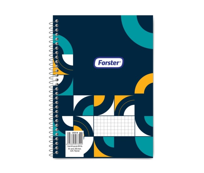 Caiet A4 spirala 100 file Forster