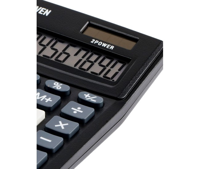 Calculator de birou 10 digiti, 137 x 102 x 31 mm, Eleven CMB1001-BK