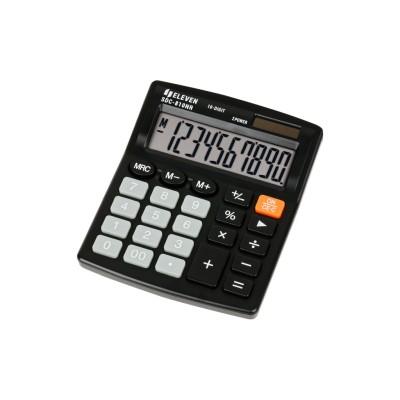 Calculator de birou 10 digiti, 124 x 102 x 25 mm, Eleven SDC-810NR