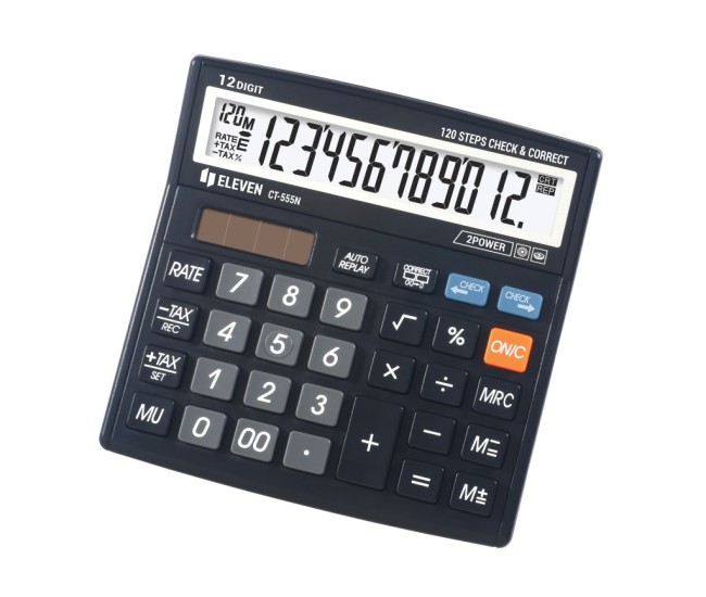 Calculator de birou 12 digiti, 130 x 129 x 34 mm, Eleven CT555N