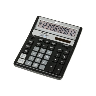 Calculator de birou 12 digit, 203 x 158 x 31 mm, Eleven SDC-888XBK