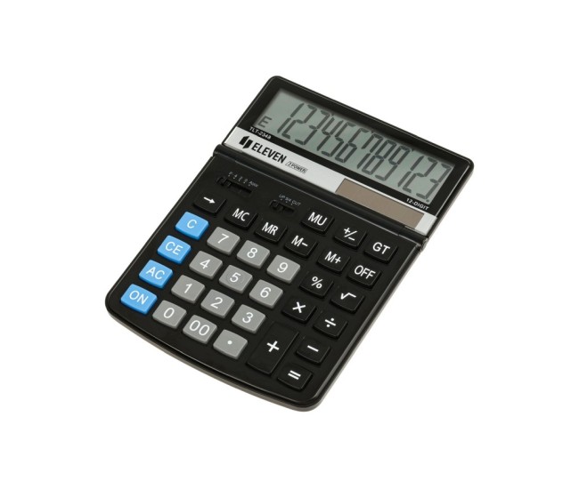 Calculator de birou 12 digiti, 197 x 140 x 26 mm, ecran rabatabil Eleven TLT2348