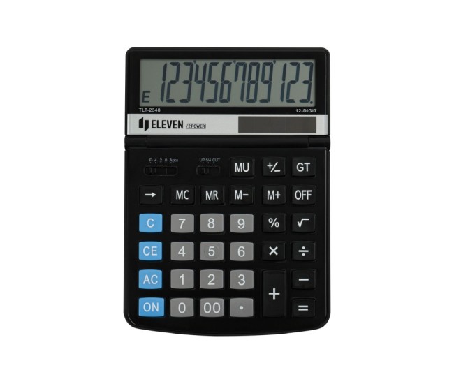 Calculator de birou 12 digiti, 197 x 140 x 26 mm, ecran rabatabil Eleven TLT2348