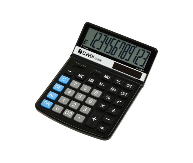 Calculator de birou 12 digiti, 197 x 140 x 26 mm, ecran rabatabil Eleven TLT2348