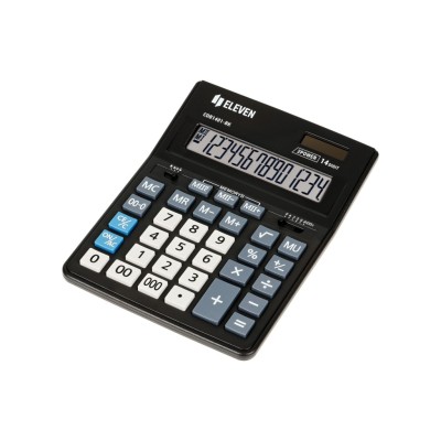 Calculator de birou 14 digiti, 205 x 155 x 35 mm, Eleven CDB1401-BK