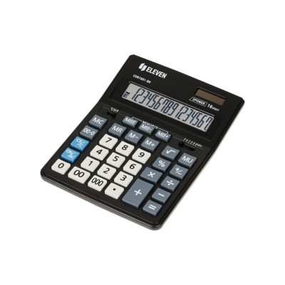 Calculator de birou 16 digiti, 205 x 155 x 35 mm, Eleven CDB1601-BK