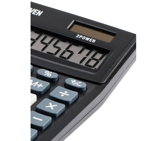 Calculator de birou 8 digiti, 137 x 102 x 31 mm, Eleven CMB801-BK