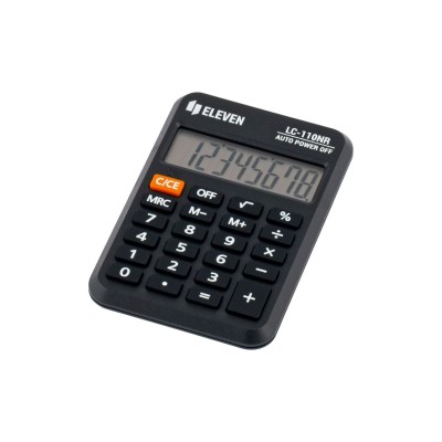 Calculator de buzunar 8 digiti, 88 x 58 x 11 mm, Eleven LC-110NR