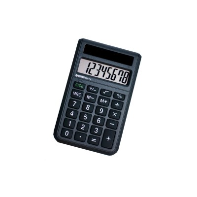 Calculator de buzunar ECO 8 digiti, 60 x 97,5 x 11,5 mm, Eleven ECO 110