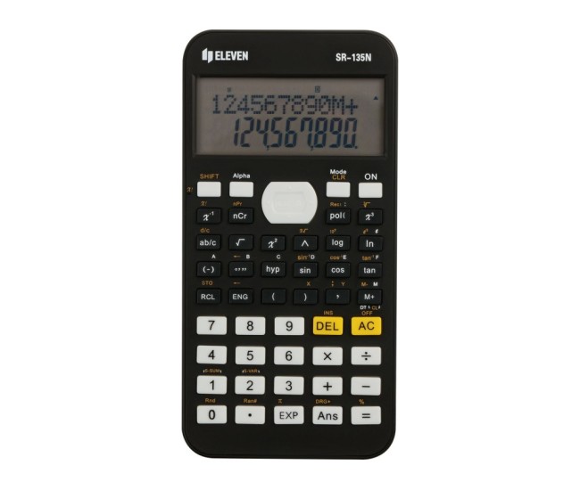 Calculator stiintific 12 digiti, 75.5 x 148 x 13 mm, Eleven SR-135N