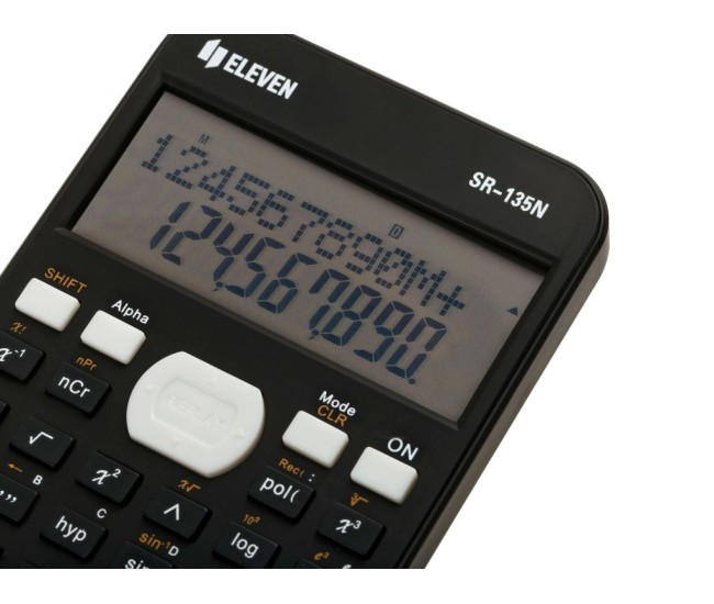 Calculator stiintific 12 digiti, 75.5 x 148 x 13 mm, Eleven SR-135N