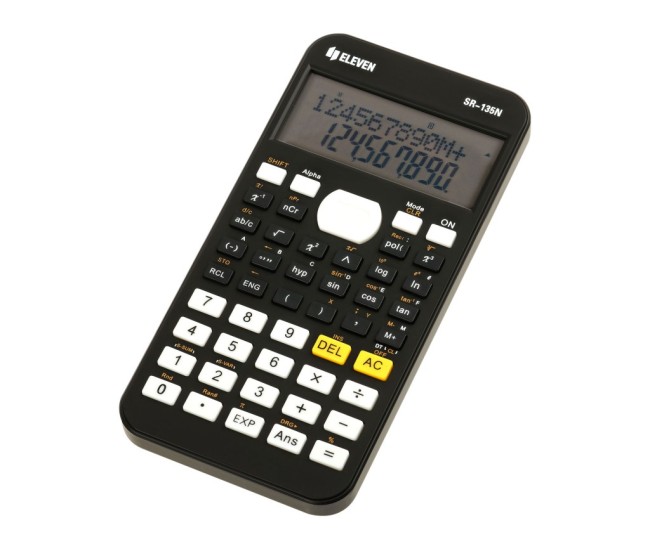 Calculator stiintific 12 digiti, 75.5 x 148 x 13 mm, Eleven SR-135N