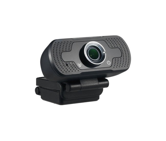 Camera web Tellur Full HD, 2MP, autofocus, microfon, negru