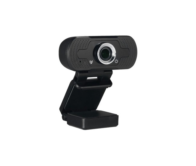 Camera web Tellur Full HD, 2MP, autofocus, microfon, negru