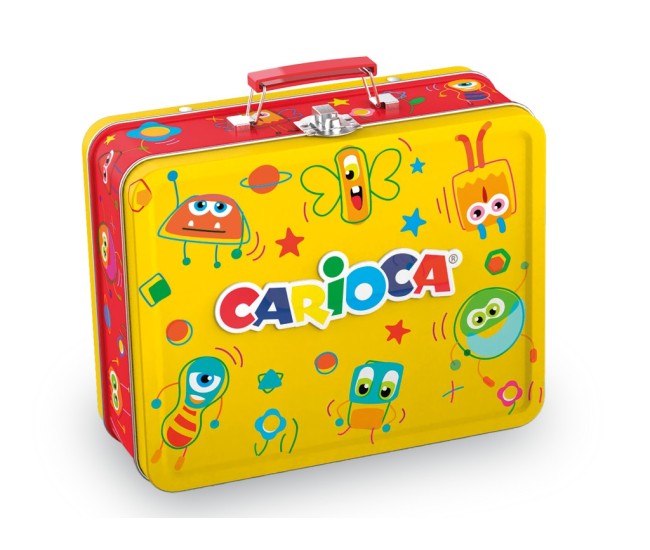 Set colorat in cutie metalica Carioca Set colorat in cutie metalica Carioca