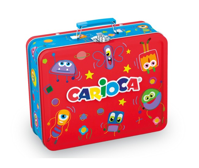 Set colorat in cutie metalica Carioca Set colorat in cutie metalica Carioca