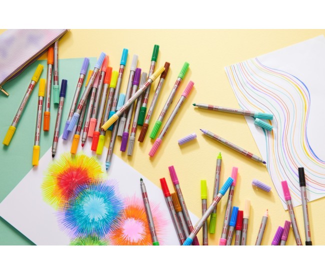 Carioca 2 capete Faber-Castell 10 culori/set Carioca 2 capete Faber-Castell 10 culori/set