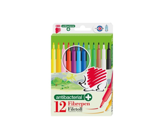 Carioca antibacterial Ico Arici 12 culori/set