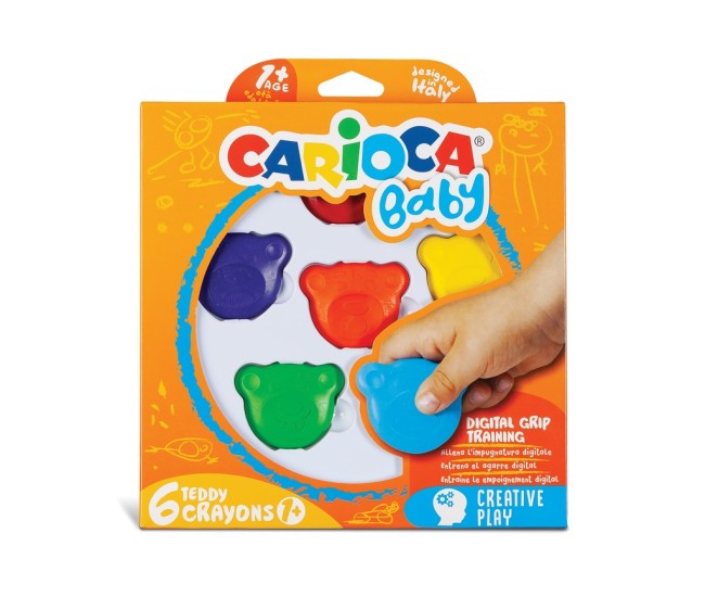 Carioca Baby 1+ creioane cerate Teddy