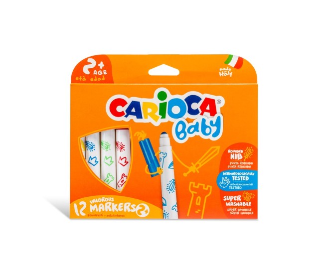 Carioca Baby Marker 2+ 12/set Carioca Baby Marker 2+ 12/set