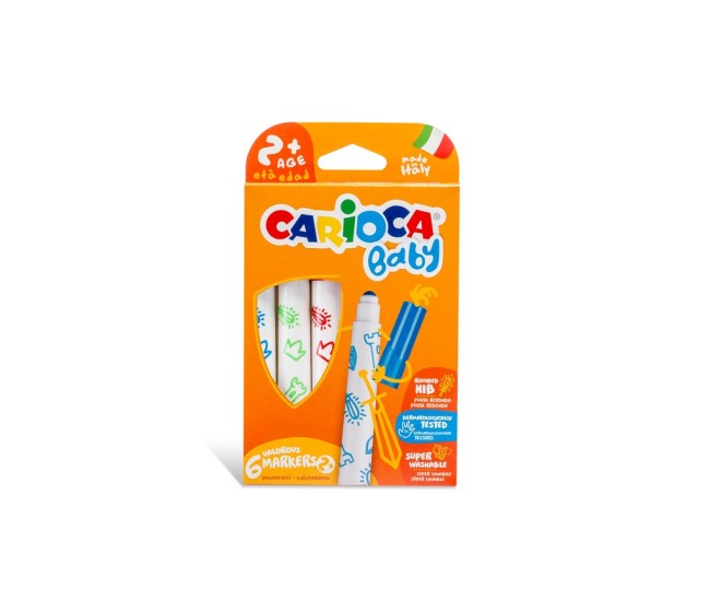 Carioca Baby Marker 2+ 6/set Carioca Baby Marker 2+ 6/set