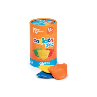 CARIOCA BABY TEDDY 1+ 12 culori/tub carton