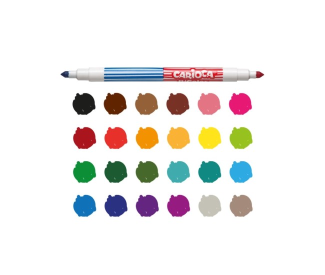 Carioca Bi-Color 12/set Carioca Bi-Color 12/set