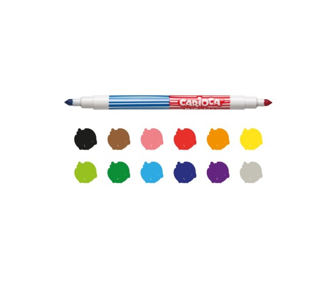 Carioca Bi-Color 6/set Carioca Bi-Color 6/set