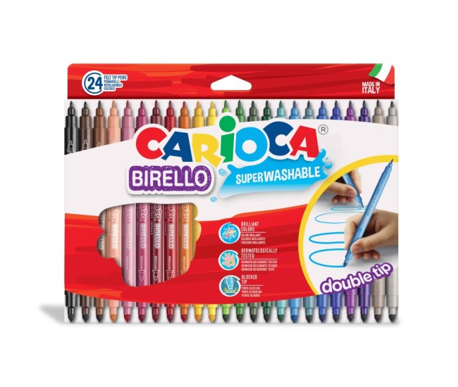 Carioca Birello varf dublu 24/set Carioca Birello varf dublu 24/set