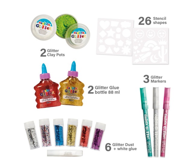 Set Glitter Creator Box Carioca