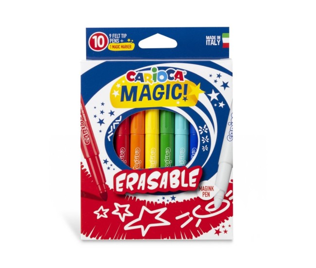 Carioca Magic Marker Erasable 10/set