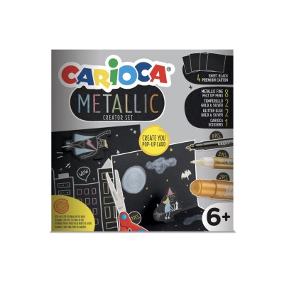 Set Metallic Pop-Up Creator Toys Carioca