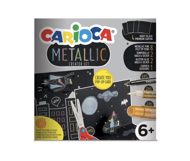 Set Metallic Pop-Up Creator Toys Carioca