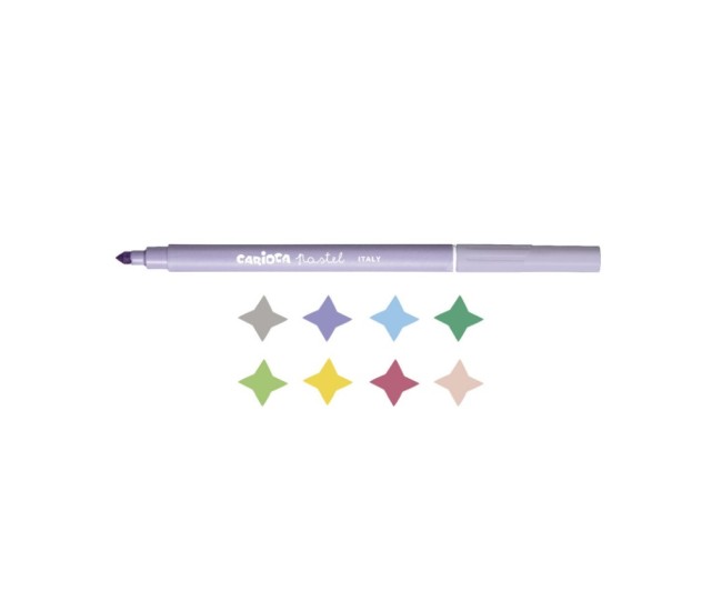Carioca Pastel 8/set Carioca Pastel 8/set