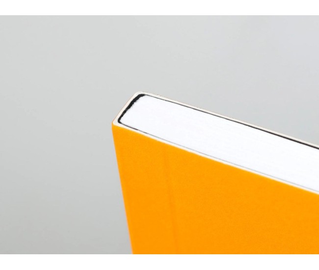 Carnet nedatat A5+, 16 x 21 cm, 60 file, Rhodia Unlimited, orange