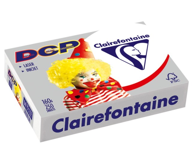 Carton laser/inkjet A4 160 g Color Printing 250/top Clairefontaine Carton laser/inkjet A4 160 g Color Printing 250/top Clairefontaine