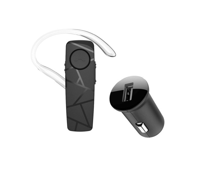 Casca Bluetooth Tellur Vox 60, incarcator auto, negru