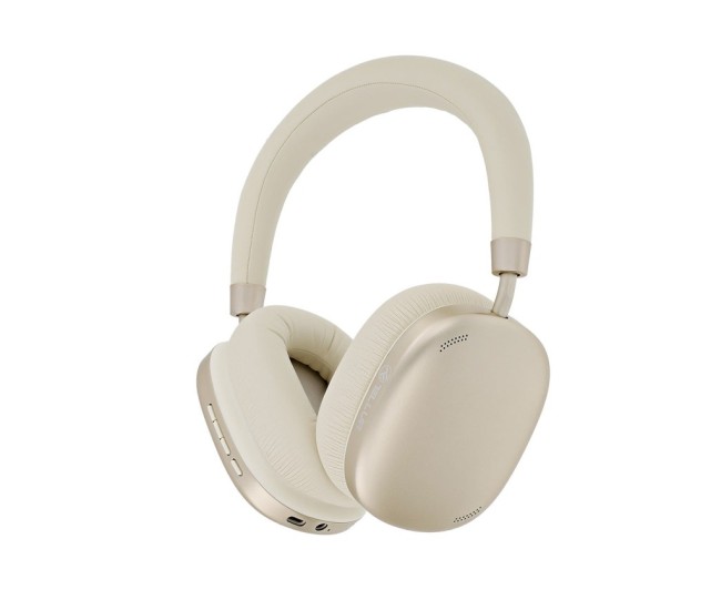 Casti Bluetooth Over-ear Tellur Shade, ANC, bej