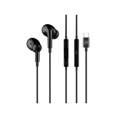 Casti in-ear cu fir Tellur Attune, Type-C, negru