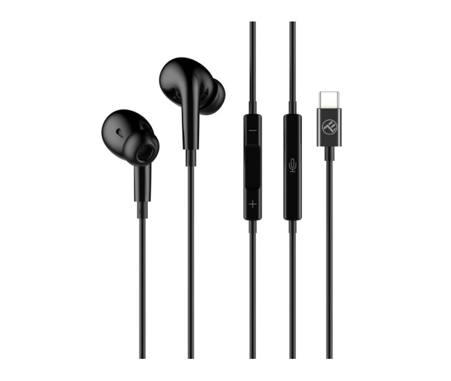 Casti in-ear cu fir Tellur Attune, Type-C, negru