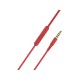 Casti in-ear cu fir Tellur Basic Gamma, microfon, rosu