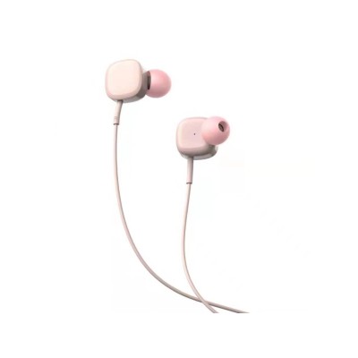 Casti in-ear cu fir Tellur Basic Sigma, microfon, roz