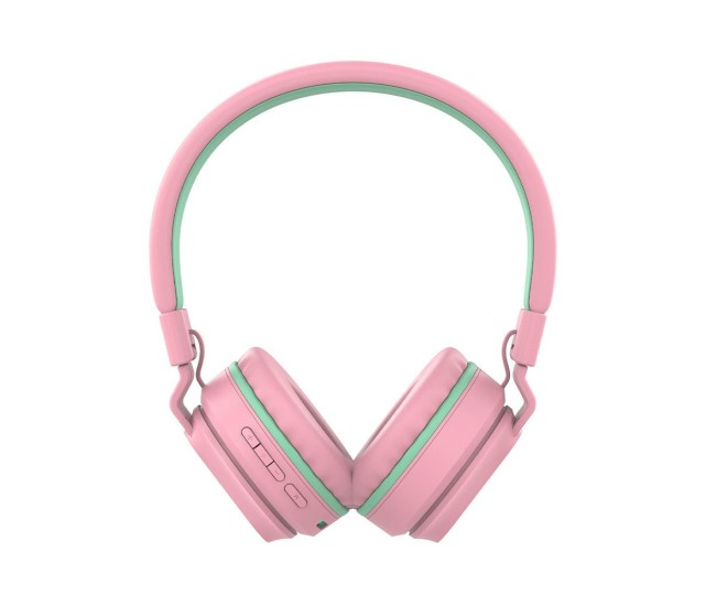 Casti Over-Ear Bluetooth Tellur Buddy, roz