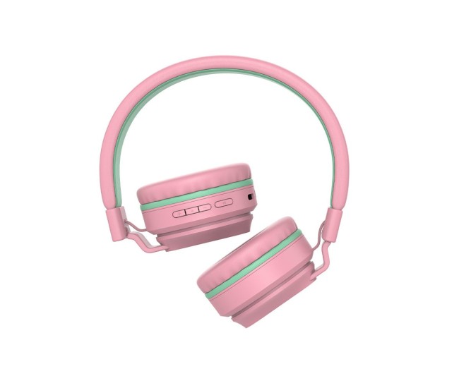 Casti Over-Ear Bluetooth Tellur Buddy, roz